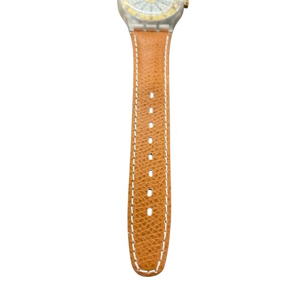 Swatch Watch TIERRA GK901 1996 Standard Gents Rare Swiss Made Quartz With Loomi - Picture 6 of 10